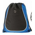 600 Denier Polyester Drawstring Backpack w/ Heavy Vinyl Backing